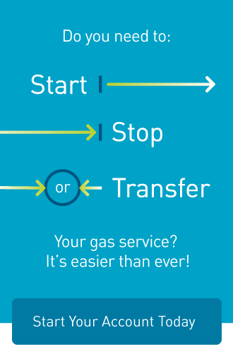 Start. Stop. Transfer Gas Service